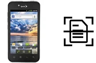 Digitalize documentos em um LG Marquee LS855