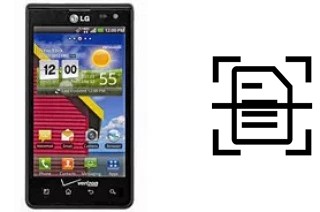 Digitalize documentos em um LG Lucid 4G VS840