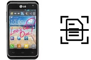 Digitalize documentos em um LG Motion 4G MS770