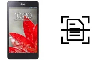 Digitalize documentos em um LG Optimus G E975