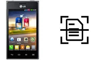 Digitalize documentos em um LG Optimus L5 Dual E615