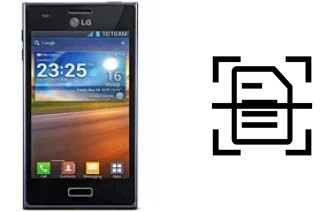 Digitalize documentos em um LG Optimus L5 E610