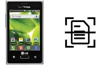 Digitalize documentos em um LG Optimus Zone VS410