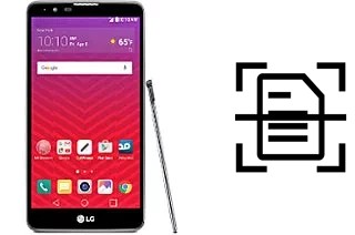 Digitalize documentos em um LG Stylo 2