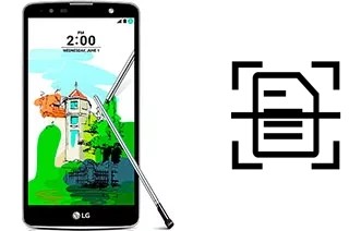 Digitalize documentos em um LG Stylus 2 Plus