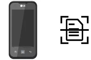 Digitalize documentos em um LG Univa E510