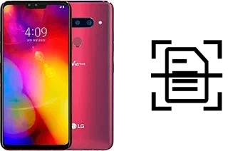 Digitalize documentos em um LG V40 ThinQ