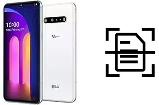 Digitalize documentos em um LG V60 ThinQ 5G UW