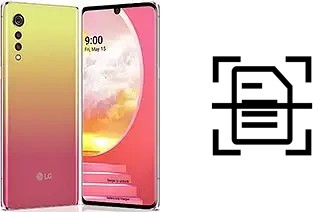 Digitalize documentos em um LG Velvet