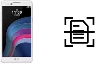 Digitalize documentos em um LG X Fast