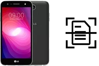 Digitalize documentos em um LG X power2