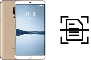 Digitalize documentos em um Meizu 15 Plus