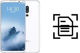 Digitalize documentos em um Meizu 16