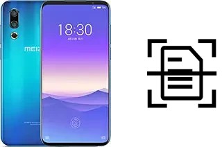 Digitalize documentos em um Meizu 16s