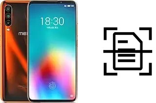 Digitalize documentos em um Meizu 16T