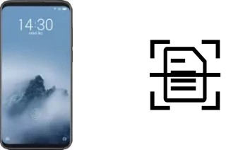 Digitalize documentos em um Meizu 16th Plus