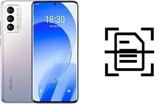 Digitalize documentos em um Meizu 18s