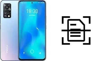 Digitalize documentos em um Meizu 18x