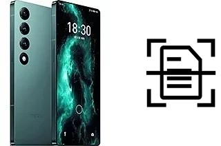 Digitalize documentos em um Meizu 20 Infinity