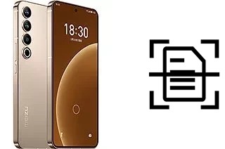 Digitalize documentos em um Meizu 20 Pro