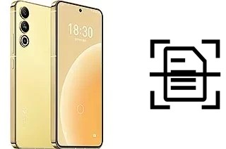 Digitalize documentos em um Meizu 20