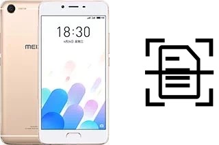 Digitalize documentos em um Meizu E2