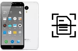 Digitalize documentos em um Meizu M1 Note