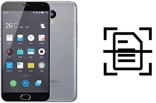 Digitalize documentos em um Meizu M2 Note