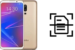 Digitalize documentos em um Meizu 16X