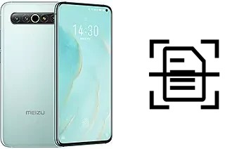 Digitalize documentos em um Meizu 17 Pro