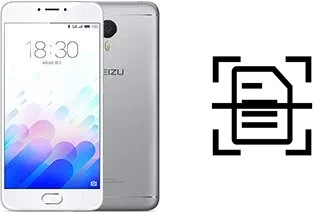 Digitalize documentos em um Meizu M3 Note