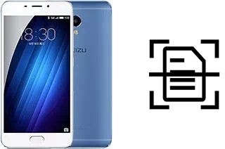 Digitalize documentos em um Meizu M3e