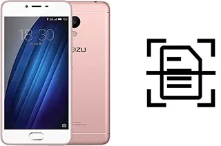 Digitalize documentos em um Meizu M3s