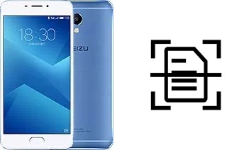 Digitalize documentos em um Meizu M5 Note