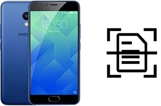 Digitalize documentos em um Meizu M5