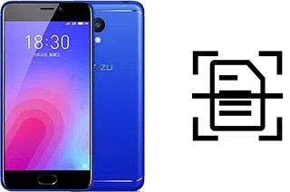 Digitalize documentos em um Meizu M6