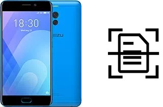 Digitalize documentos em um Meizu M6 Note