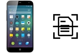 Digitalize documentos em um Meizu MX3