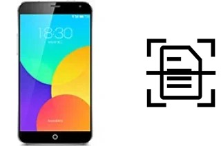 Digitalize documentos em um Meizu MX4