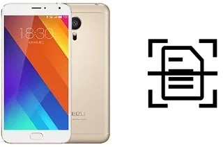 Digitalize documentos em um Meizu MX5e