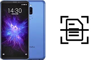 Digitalize documentos em um Meizu Note 8