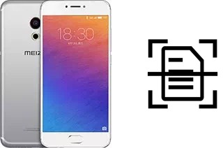 Digitalize documentos em um Meizu Pro 6