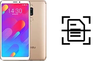 Digitalize documentos em um Meizu V8 Pro