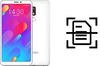 Digitalize documentos em um Meizu V8