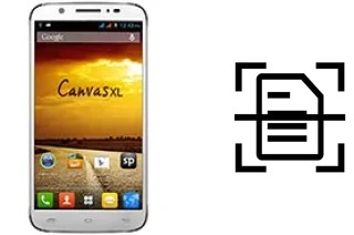 Digitalize documentos em um Micromax A119 Canvas XL