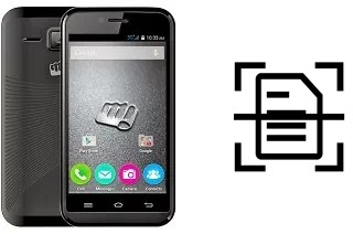 Digitalize documentos em um Micromax Bolt S301