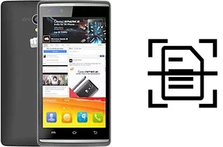 Digitalize documentos em um Micromax Canvas Fire 4G Q411