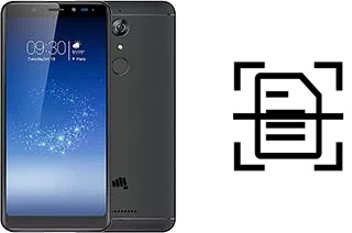 Digitalize documentos em um Micromax Canvas Infinity