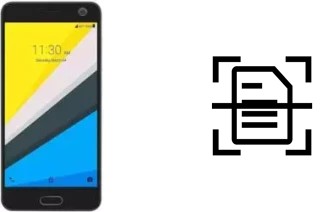 Digitalize documentos em um Micromax Dual 4