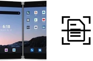 Digitalize documentos em um Microsoft Surface Duo